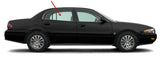Passenger Right Side Rear Door Window Door Glass Compatible with Buick Lesabre 2000-2005 Models