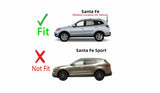Heated Back Tailgate Window Back Glass Compatible with Hyundai Santa Fe 2007-2012 Models
