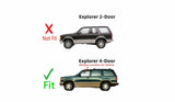 Driver Left Side Front Door Window Door Glass Compatible with Ford Explorer 4 Door Utility 1991-1994 Models