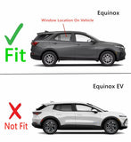 Passenger Right Side Rear Door Window Door Glass Compatible with Chevrolet Equinox 2018-2024 Models