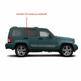 Glass Only Passenger Right Side Rear Vent Window Vent Glass Compatible with Jeep Liberty 2008-2012 Models
