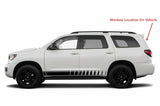 Heated Rear Back Tailgate Window Back Glass Compatible with Toyota Sequoia 2008-2022 Models