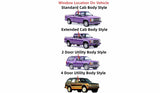 Passenger Right Side Front Door Window Door Glass Compatible with GMC Sonoma 1993 / Jimmy 1993-1994 Models