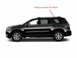 Driver Left Side Quarter Window Quarter Glass Compatible with GMC Acadia 2013-2016 / Arcadia Limited 2017 / Saturn Outlook 2007-2010 Models