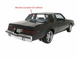 Heated Back Window Back Glass Compatible with Buick Regal/Chevrolet Monte Carlo/Pontiac Grand Prix/Oldsmobile Cutlass Supreme/Oldsmobile Cutlass 1978-1985 2 Door Coupe Models