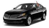 Driver Left Side Rear Door Window Door Glass Compatible with Lincoln MKS 2009-2016 Models