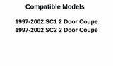 Passenger Right Side Door Window Door Glass Compatible with Saturn SC1 SC2 2 Door Coupe 1997-2002 Models