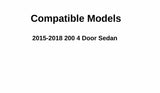 Laminated Driver Left Side Front Door Window Door Glass Compatible with Chrysler 200 4 Door Sedan 2015-2018 Models