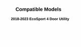 Passenger Right Side Front Door Window Door Glass Compatible with Ford EcoSport 2018-2023 Models