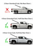 Passenger Right Side Front Door Window Door Glass Compatible with GMC Sierra/Chevrolet Silverado 1500 4 Door Crew/Extended Cab 2019-2026 Models