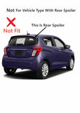Without Spoiler Style Heated Back Window Back Glass Compatible with Chevrolet Spark 2016-2023 Models