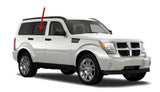 Passenger Right Side Rear Door Window Door Glass Compatible with Dodge Nitro 2007-2011 Models