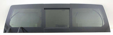 OEM Heated Privacy Back Window Glass Power Back Slider Compatible with Ram Pickup 1500 2019-2024 Models (Not For 1500Classic)