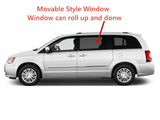 Movable Driver Left Side Rear Sliding Cargo Door Window Door Glass Compatible with Volkswagen Routan Mini Van 2009-2012 Models