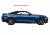 Passenger Right Side Door Window Door Glass Compatible with Chevrolet Camaro 2 Door Convertible 2016-2024 Models