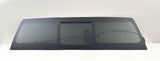 Power Back Slider Window Back Glass Compatible with Ram Pickup 1500 2019-2024 4 Door Models (Not For 1500-Classic)