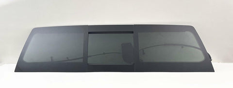 Power Back Slider Window Back Glass Compatible with Ram Pickup 1500 2019-2024 4 Door Models (Not For 1500-Classic)