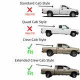 Tempered Passenger Right Side Front Door Window Door Glass Compatible with Dodge Ram 4 Door Pickup 1500 2002-2008 Models/2500 3500 4500 5500 2003-2009 Models