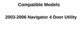 Laminated Driver Left Side Front Door Window Door Glass Compatible with Lincoln Navigator 2003-2006 Models