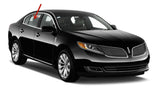 Passenger Right Side Rear Door Window Door Glass Compatible with Lincoln MKS 2009-2016 Models