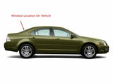 Heated Back Window Back Glass Compatible with Mercury Milan / Ford Fusion Sedan 2007-2009 Models
