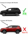 Driver Left Side Front Door Window Door Glass Compatible with Jeep Compass 2007-2016 Models/ Compass MK 2017 Models