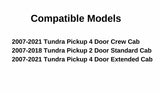 Sliding Back Window Glass Manual Back Slider Compatible with Toyota Tundra Pickup 2007-2021 Models