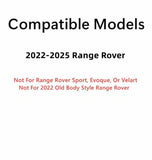 Tempered Driver Left Side Rear Door Window Glass Compatible with Land Rover Range Rover 2022-2025 Models (Not For Sport, Evoque, Velart)