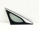 Tempered Driver Left Side Quarter Window Quarter Glass Compatible with Honda Civic 4-Door Sedan 2016-2021 Models