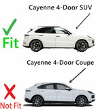 Laminated Passenger Right Side Rear Door Window Door Glass Compatible with Porsche Cayenne SUV 2019-2024 Models (Not For Coupe)