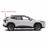 Heated Rear Back TailGate LiftGate Window Back Glass Compatible with Chevrolet Trax 2024-2026 Models