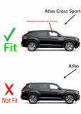 Tempered Passenger Right Side Front Door Window Door Glass Compatible with Volkswagen Atlas Cross Sport 2020-2026 Models