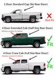 Privacy Driver Left Side Front Door Window Glass Compatible with Chevrolet Silverado GMC Sierra 1500 2014-2018 / 1500Limited 2019 / 2500 3500 2015-2019 / 4500 5500 6500 2019-2021 4-Dr Pickup