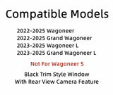 OEM Laminated Black Trim Heated Rear Back Tailgate Window Glass With Digital Rear-View-Cam Feature Compatible with Jeep Wagoneer / Wagoneer L / Grand Wagoneer / Grand Wagoneer L 2022-2025 Models
