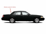 Heated Back Window Back Glass Compatible with Ford Crown Victoria/Mercury Grand Marquis 2006-2011 Models
