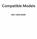 Tempered Passenger Right Side Rear Door Window Door Glass Compatible with Genesis GV80 2021-2024 Models