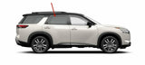 Tempered Passenger Right Side Rear Door Window Door Glass Compatible with Nissan Pathfinder 2022-2025 Models