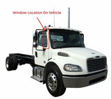 Movable Passenger Right Side Front Vent Window Vent Glass Compatible With Freightliner Business Class M2 Series 2003-2025 Models