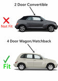 Passenger Right Side Rear Door Window Door Glass Compatible with Chrysler PT Cruiser 4 Door Hatchback 2001-2010 Models