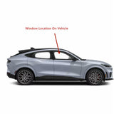 OEM Tempered Passenger Right Side Front Door Window Door Glass Compatible with Ford Mustang Mach-E 2021-2026 Models
