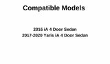 Heated Back Window Back Glass Compatible with Toyota Yaris iA 2017-2020 Models/Scion iA 2016 Models