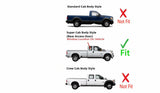 Movable Passenger Right Side Rear Access Door Quarter Glass Quarter Window Compatible with Ford F250 F350 F650 F750 F450 F550 Pickup 2 Door Super Cab 2000-2016 Models