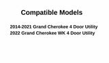 OEM Driver Left Side Quarter Window Quarter Glass Compatible with Jeep Grand Cherokee 2014-2020 / 2021 Grand Cherokee WK Models