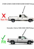 Privacy Movable Passenger Right Side Quarter Window Glass With Frame & Latch Compatible with Chevrolet Silverado 1999-2006 / Classic 2007 Extended Cab Pickup Models