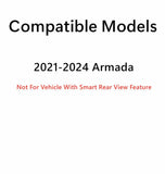 Heated Back Tailgate Window Back Glass Compatible with Nissan Armada 2017-2024 Models