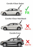 Heated Rear Glass Back Window Compatible with Toyota Corolla 4 Door Sedan 2020-2026 Models