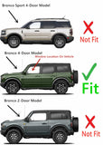 OEM Tempered Driver Left Side Front Door Window Door Glass Compatible with Ford Bronco 2021-2026 4 Door Models
