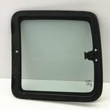 Movable Passenger Right Side Rear Quarter Window Quarter Glass With Frame & Latch Compatible with GMC Sierra 1999-2006 / Sierra Classic 2007 Extended Cab Pickup Models