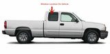 Privacy Movable Passenger Right Side Quarter Window Glass With Frame & Latch Compatible with Chevrolet Silverado 1999-2006 / Classic 2007 Extended Cab Pickup Models