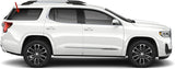 Passenger Right Side Quarter Window Quarter Glass Compatible with GMC Acadia 2017-2023 Models (Not For Acadia Limited)